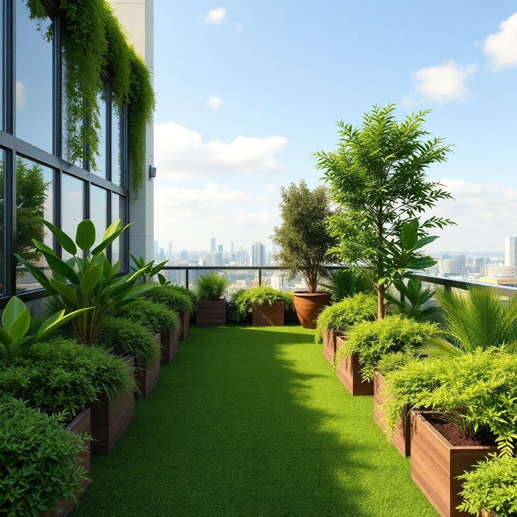 Terrasse végétalisée